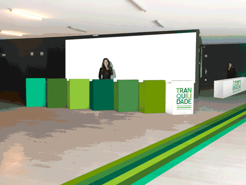 Tranquilidade Board Meeting Entrace deck communication design front desk gif graphic illustration mockup motion design motion graphic