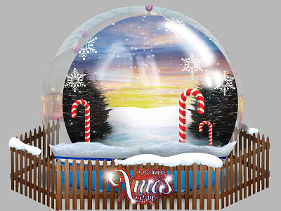 Christmas "Xmas Party" Snow Globe for 2018