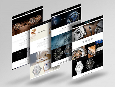 Blancpain Website Design communication design graphic mockup responsive ui ux web website