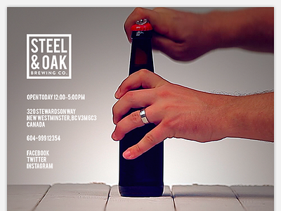 Steel & Oak Website Concept