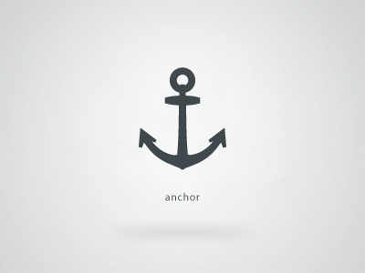 anchor anchor glyph icon illustrator nautical