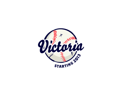 Victoria Baseball ball baseball illustration sports vector