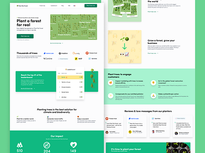 Landing Page - Plant My Forest
