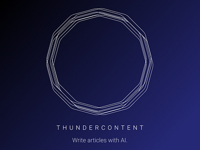 Thundercontent - Logo Concept