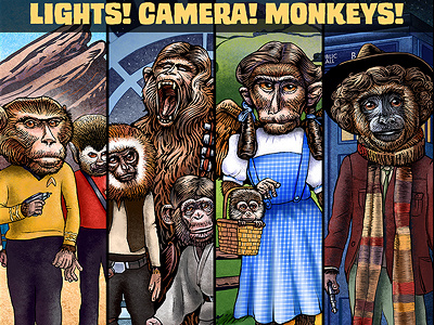 Lights! Camera! Monkeys!