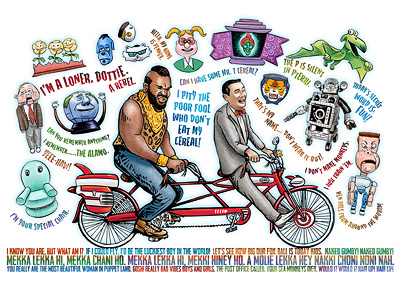 Pee Wee and Mr. T