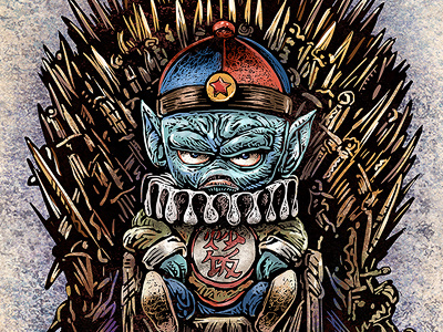 Game Of Balls art dragonball game of thrones humor illustration