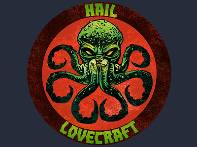 Hail Lovecraft chet phillips chetart cthulhu horror hp lovecraft hydra s.h.i.e.l.d.