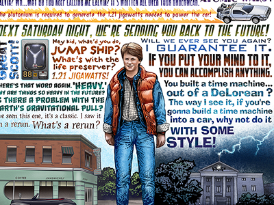 I'm Your Density back to the future chet phillips marty mcfly movie quotes typographic