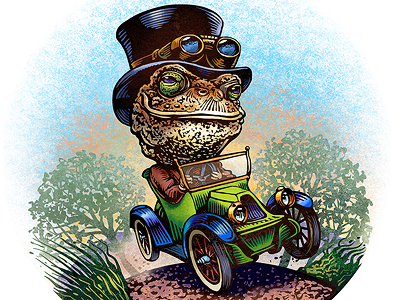 Mr. Toad art chetart gallery 1988 illustration mr toad wind in the willows