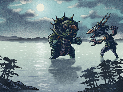 Kaiju Battle chet creature fantasy japan japanese kaiju monster phillips science fiction