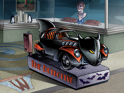 The Detective batman batmobile chet comic book phillips