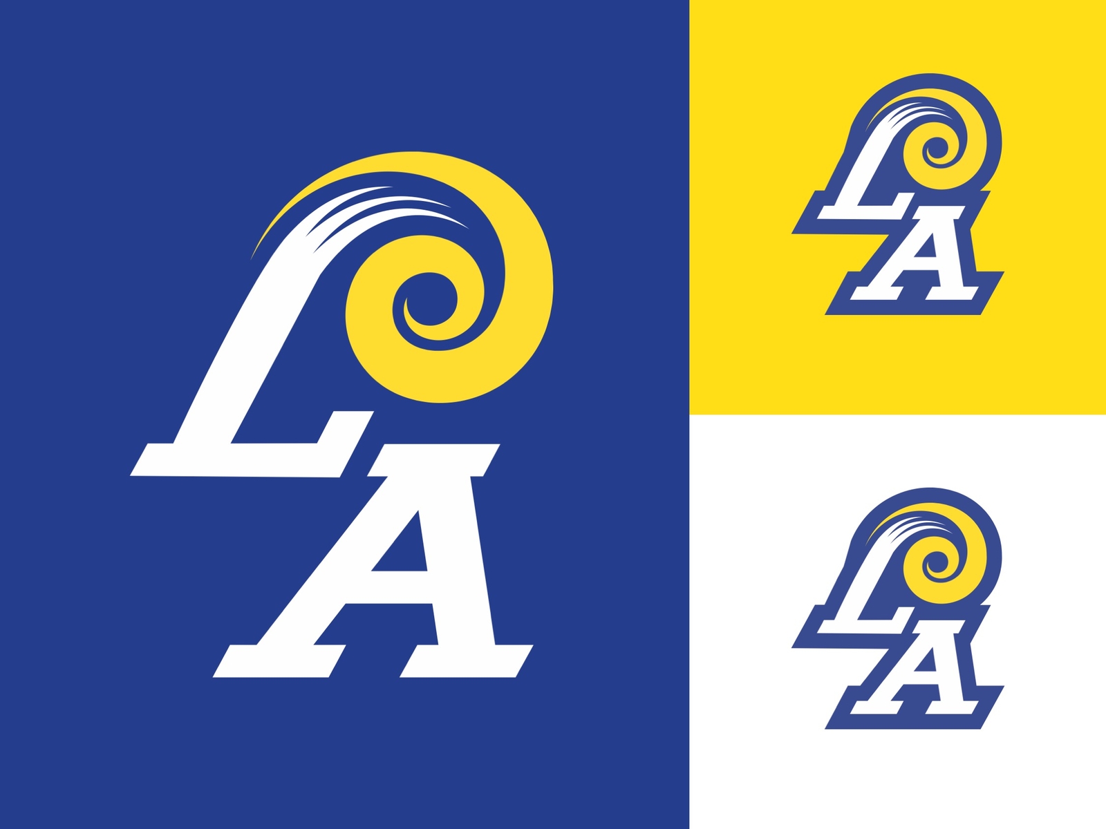 UNOFFICiAL ATHLETIC  Los Angeles Rams Rebrand