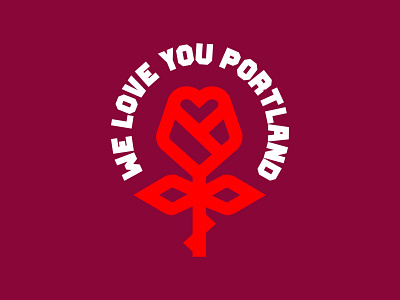 We Love You Portland apparel logo logos oregon pdx pnw portland