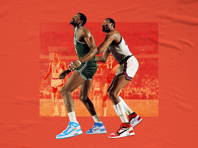 Wilt & Bill 76ers basketball boston celtics jordan legend legends michael michael jordan mj nba nike philly