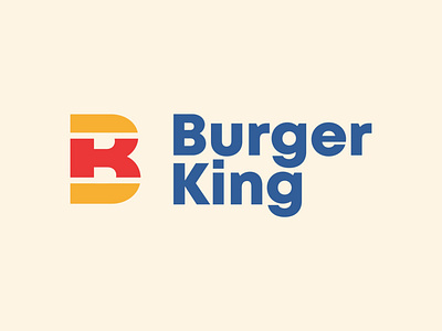 Burger King Rebrand (Take 2) brand brand design brand identity branding design dribbbleweeklywarmup food logo logo concept logodesign logos rebrand weekly challenge weekly warm up weeklywarmup
