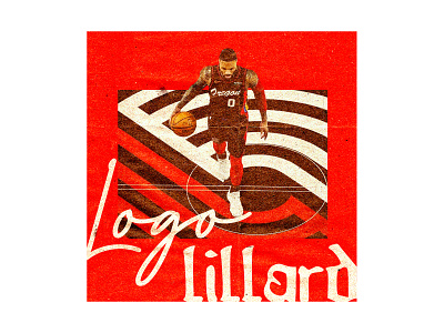 Logo Lillard adidas basketball blazers design nba oregon pdx playoffs portland portlandia sports trailblazers