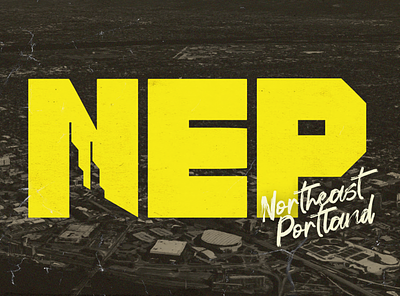 NEP brand branding identity logo logodesign logotype negativespace oregon pnw portland