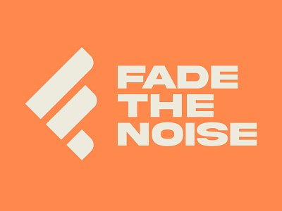 Fade the Noise branddesign brandidentity branding identity logo logodesign logotype podcast sports