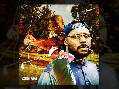 ScHoolboy Q x Nike Golf ad advertising california conept golf hip hop hiphop la los angeles nike nikegolf oregon portland rap sports