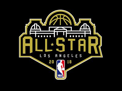LA All-Star Concept angeles basketball california la los nba