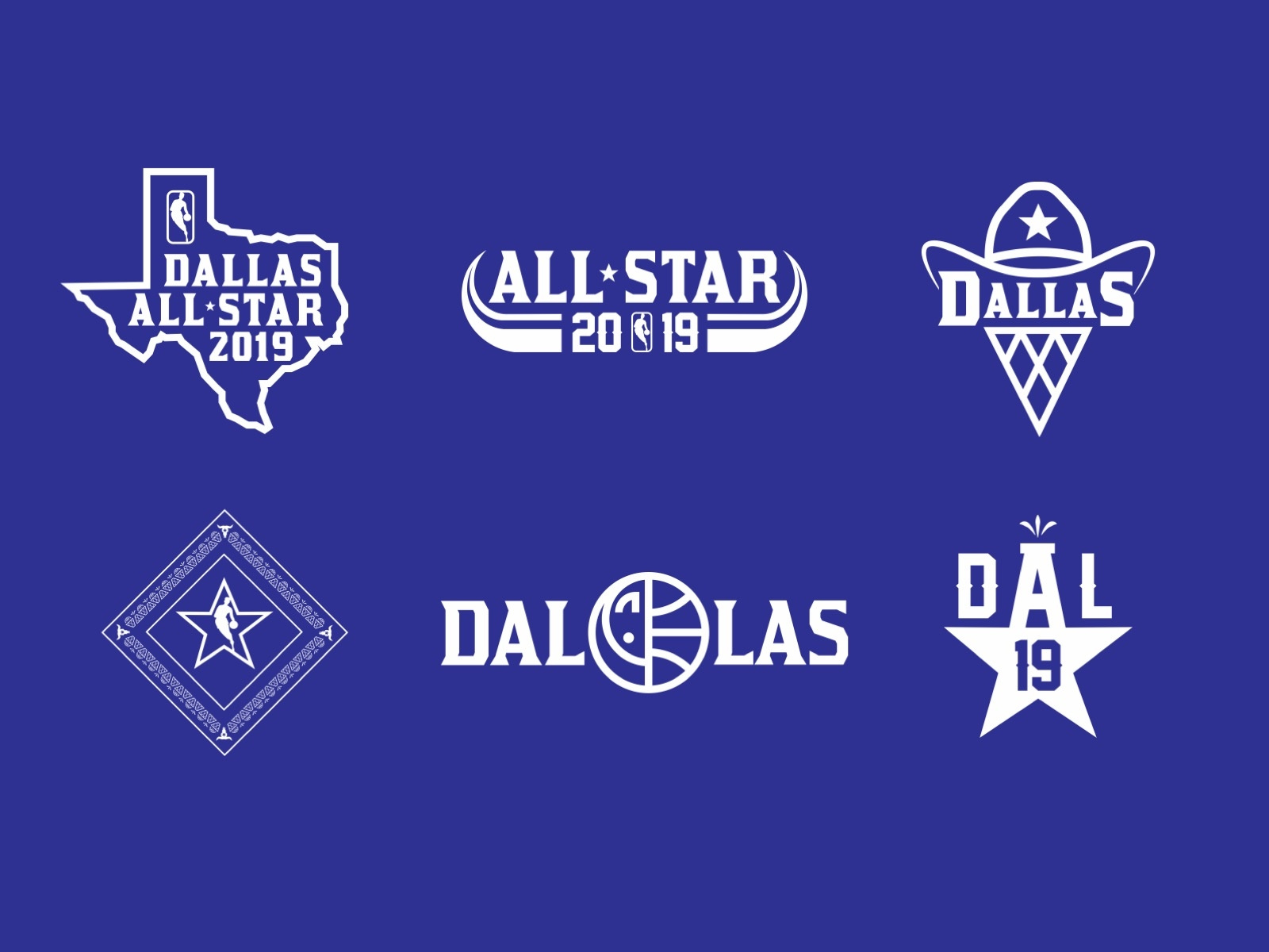 Dallas AllStar Logo System by Jack Moran on Dribbble Dallas AllStar Logo System by Jack Moran on Dribbble