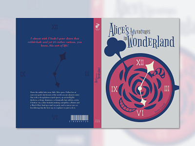 Alice Adventures in Wonderland | Book Cover alice in wonderland book book cover fantasy graphic design illustration typography