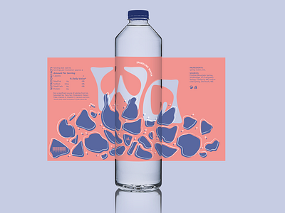 Wa | Sparkling Water Label Design