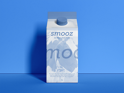 SMOOZ | Milk Packaging Design branding duotone graphic design layout milk milk label milk packaging photo editing