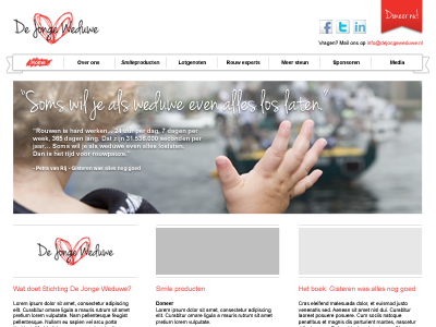 De Jonge Weduwe website