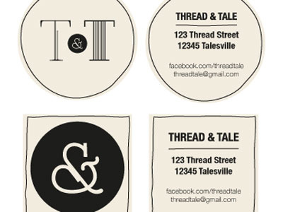 Thread & Tale calling cards