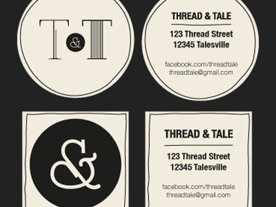 Thread & Tale calling cards