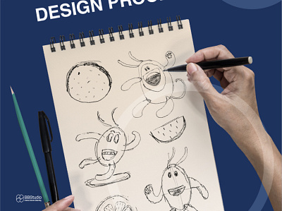 Etude design HabHab brand characters branding design graphic design illustration logo vector