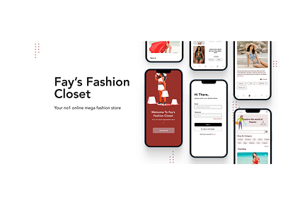 UI design exercise (Online fashion store)