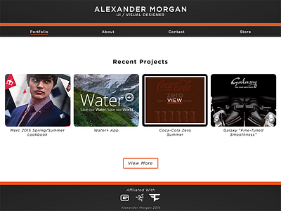 Alexander Morgan Website Home Page