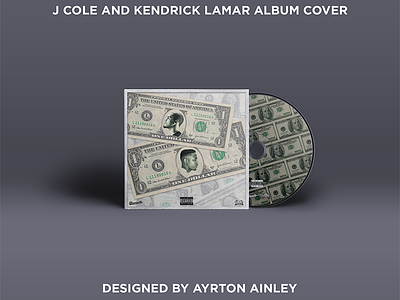 J. Cole and Kendrick Lamar Album Cover Design album cole cover j kendrick lamar music rap
