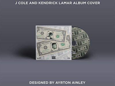 J. Cole and Kendrick Lamar Album Cover Design