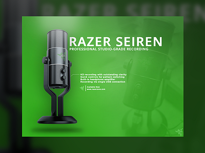 Razer Seiren Advertisement advertisement daily razer seiren