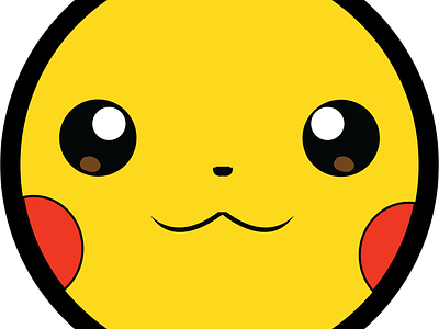 Pikachu with Bangs Pokemon Sticker - Pokemon PNG Download