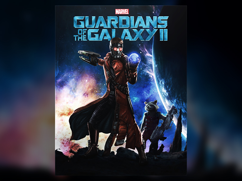 Marvel Guardians Of The Galaxy 2 Movie Poster By Ayrton