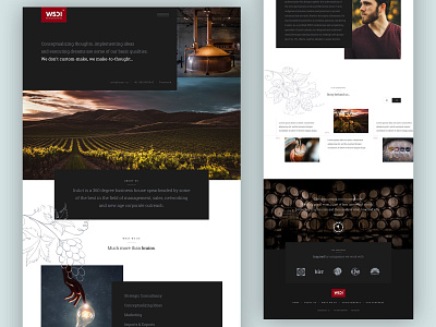 Wine & Spirits Distribution Consulting Company Website Design