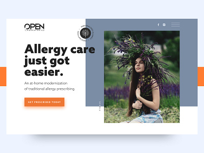 Open Laboratories - Allergy Care website redesign