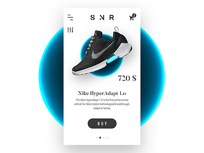 Slider with animated backgrounds. Check the attachment! :) mobile mobile app motion slider sneakers ui