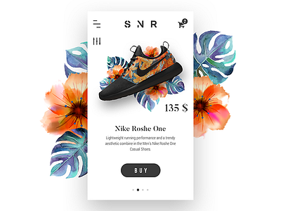 Slider with animated backgrounds. Check the attachment! :) mobile mobile app motion nike slider sneakers ui