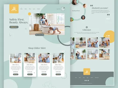 Glider Skirt - landing page landing page landingpage ui ux website