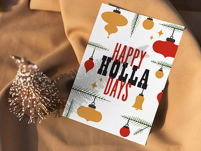Holla Days Seasonal Card