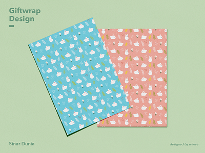 giftwrap paper pattern design