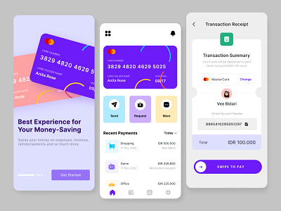MidPay - Finance Mobile App Design