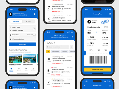 Ticket Online App - Mobile Design