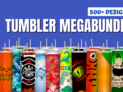 Tumbler Wrap Bundle branding bundle design illustration logo template vector
